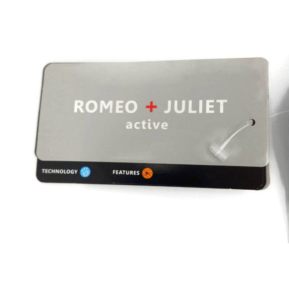 Romeo + Juliet Womens Active Leggings Black Purple Stretch Full Length M New - Picture 5 of 10